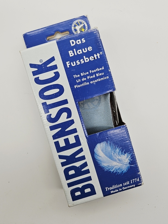 Birkenstock Shoes - BIRKENSTOCK | Blue Footbed orthopedic insole 38